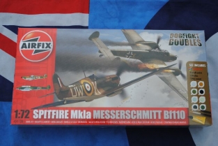 Airfix A50128  Supermarine Spitfire Mk.Ia / Messerschmitt Bf110